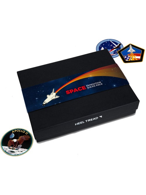 Coffret Chaussettes Expéditions Spatiales de la NASA - Kiabi