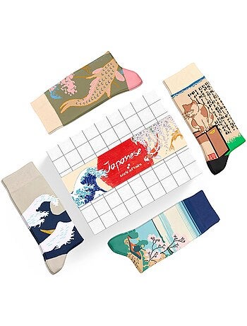 Coffret Chaussettes Peintures Japonaises