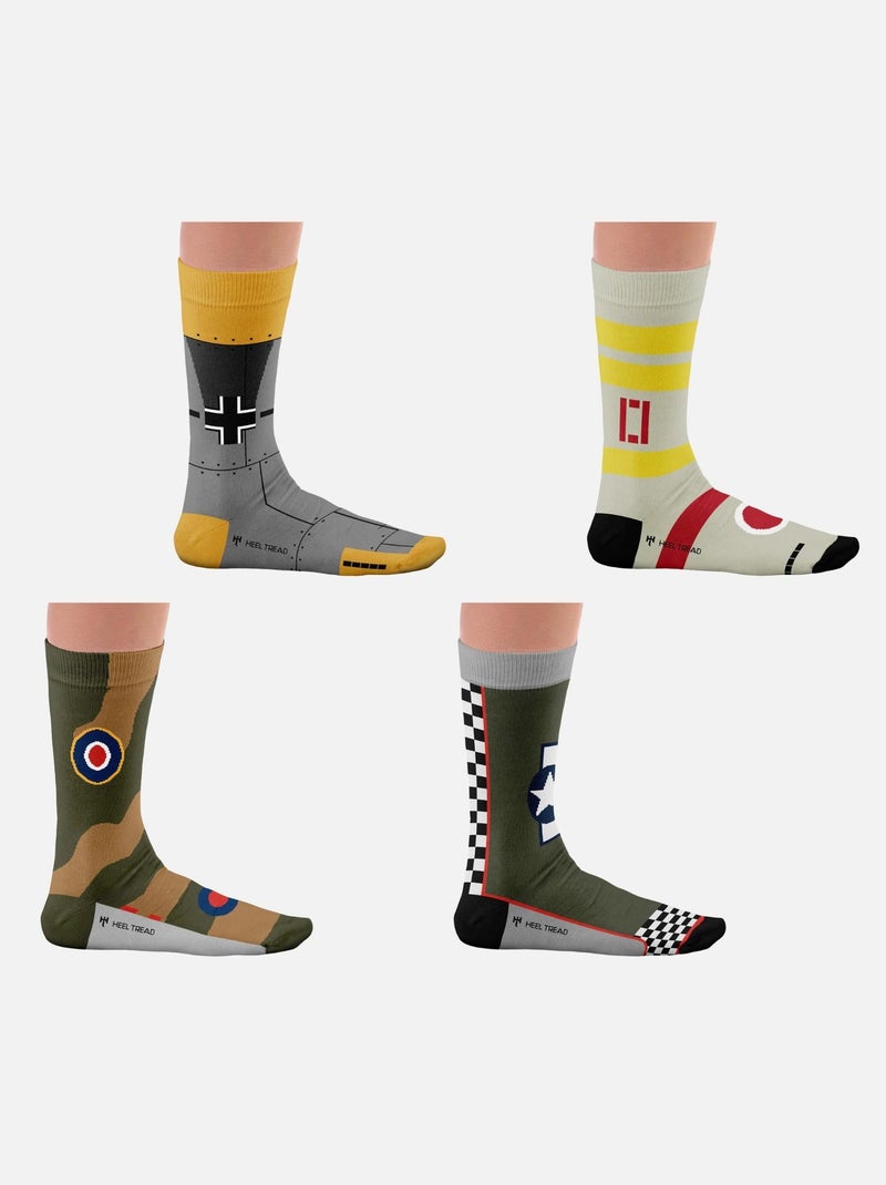 Coffret Chaussettes Sock Affairs Avions de Guerre Multicolore - Kiabi