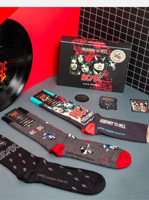 Coffret Chaussettes Sock Affairs Officiel AC/DC - Kiabi