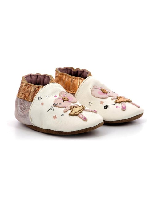 Coffret Chausson Cuir Bebe Robeez Dancing Mouse - Kiabi