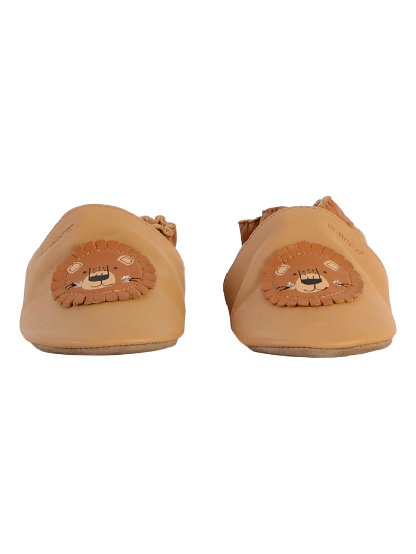 Coffret Chausson Cuir Bebe Robeez Goldy Cat - Rose - Kiabi - 37.00€