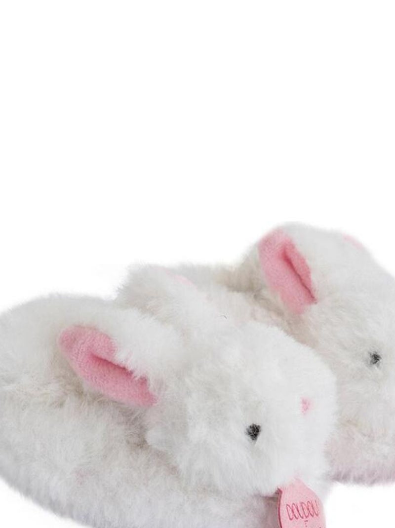 Coffret chaussons hochet Mon tout petit lapin rose (0-6 mois) Rose - Kiabi