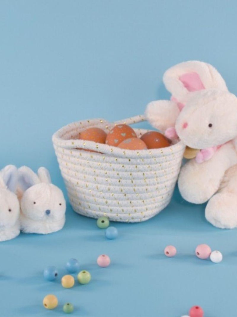 Coffret chaussons hochet Mon tout petit lapin rose (0-6 mois) Rose - Kiabi