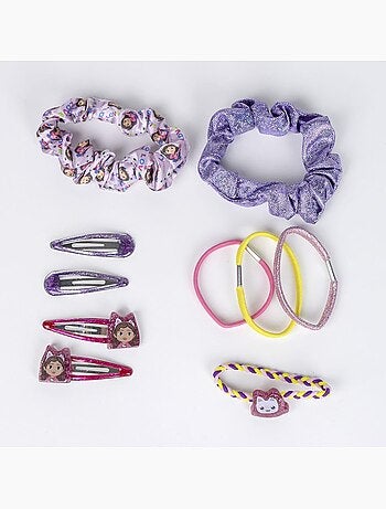 Coffret cheveux enfant Gabby : trousse de toilette et accessoires