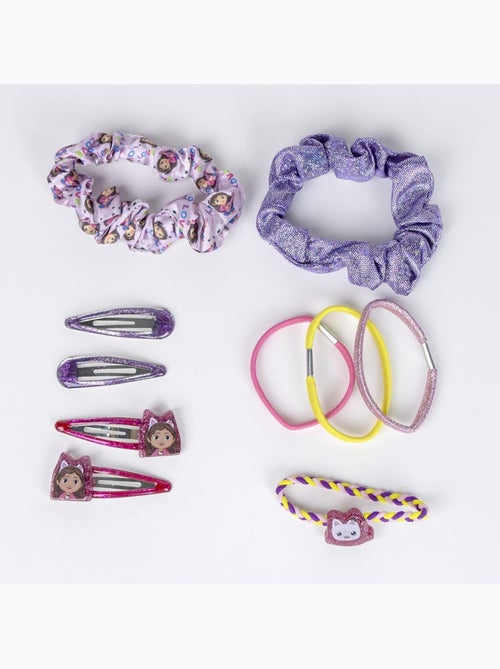 Coffret cheveux enfant Gabby : trousse de toilette et accessoires - Kiabi