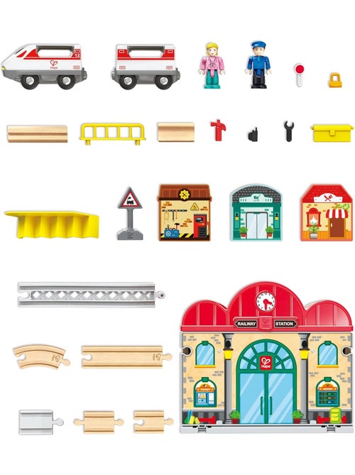 Coffret circuit de train portable - Kiabi Coffret circuit de train portable - Kiabi