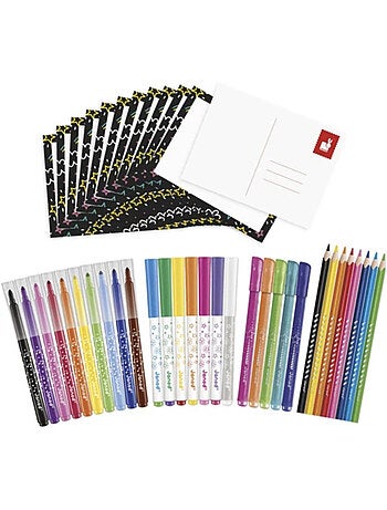 Coffret coloriage x 42 pieces – janod – juratoys
