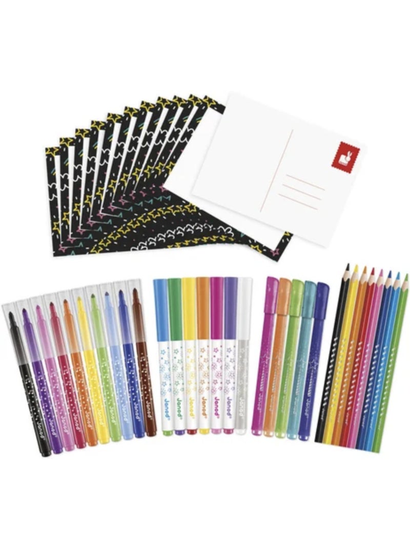 Coffret coloriage x 42 pieces – janod – juratoys N/A - Kiabi