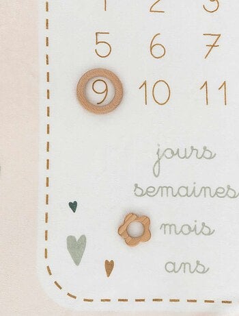Coffret couverture étape bébé arc en ciel