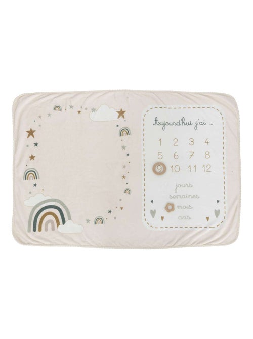 Coffret couverture étape bébé arc en ciel - Kiabi Coffret couverture étape bébé arc en ciel - Kiabi