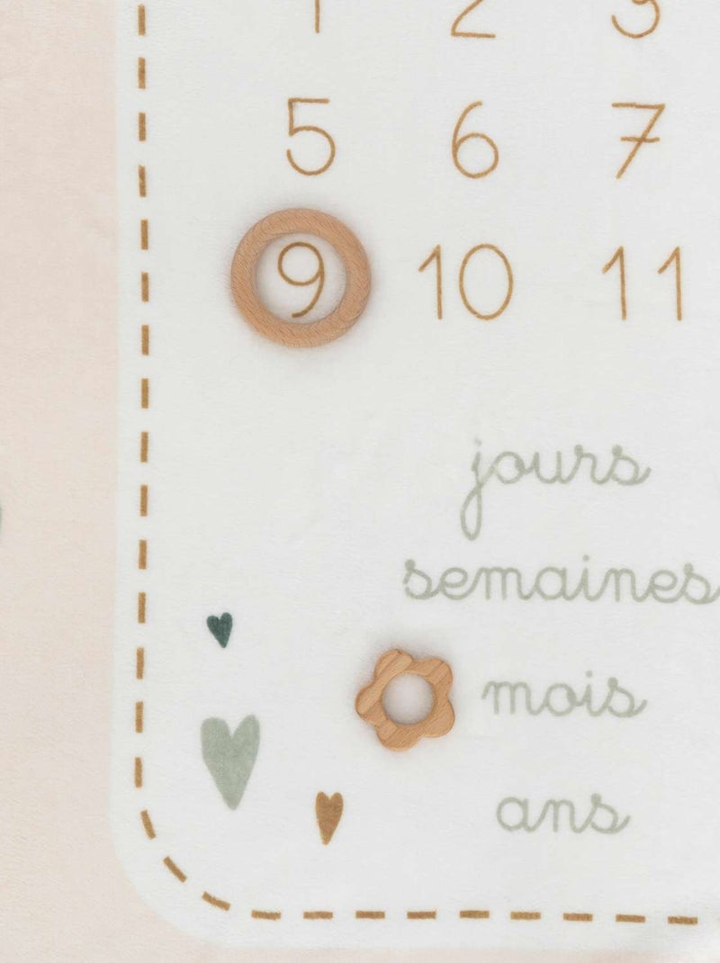 Coffret couverture étape bébé arc en ciel Beige - Kiabi