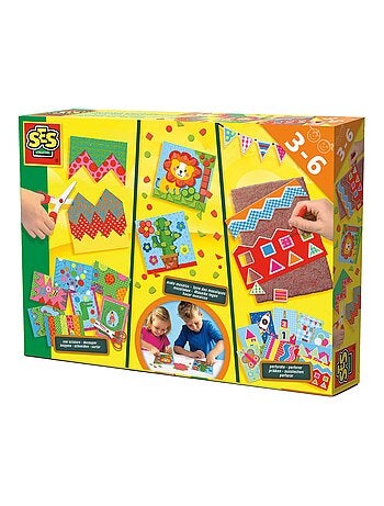 Coffret créatif : Perforer, découper et faire des mosaïques