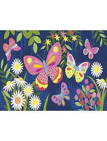Coffret créatif Sables fluo Papillons