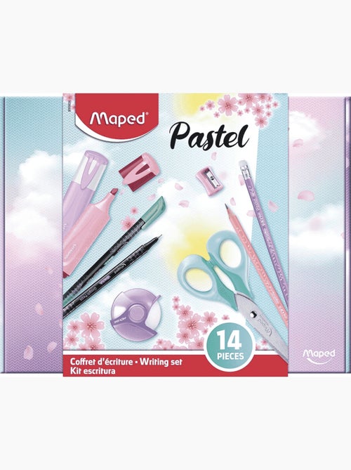 Coffret d criture pastel 14 pièces crayons - Kiabi