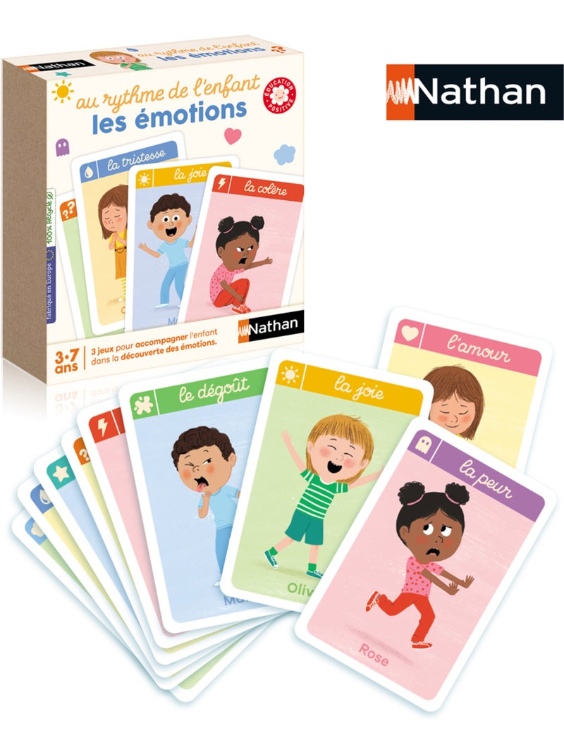 Coffret d'activités Au rythme de l'enfant Les émotions Blanc - Kiabi