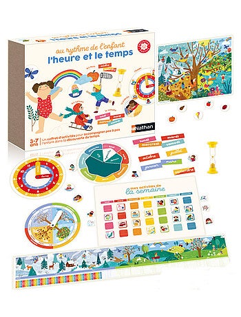 Coffret d'activités Au rythme de l'enfant l'heure et l'enfant