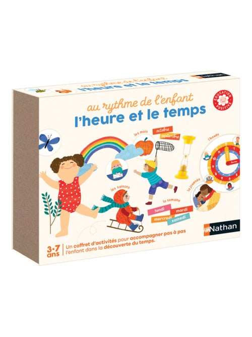 Coffret d'activités Au rythme de l'enfant l'heure et l'enfant - Kiabi