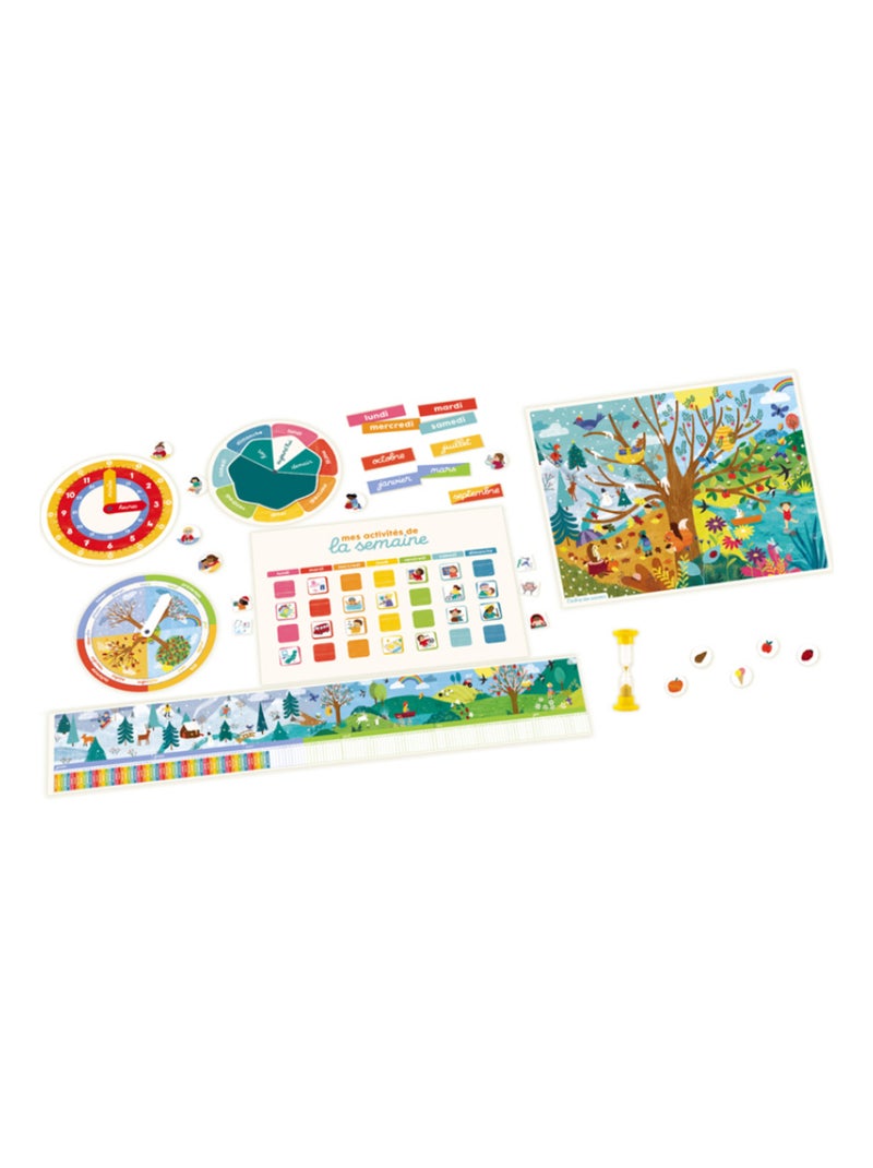Coffret d'activités Au rythme de l'enfant l'heure et l'enfant Multicolore - Kiabi