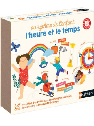 Coffret d'activités Au rythme de l'enfant l'heure et l'enfant