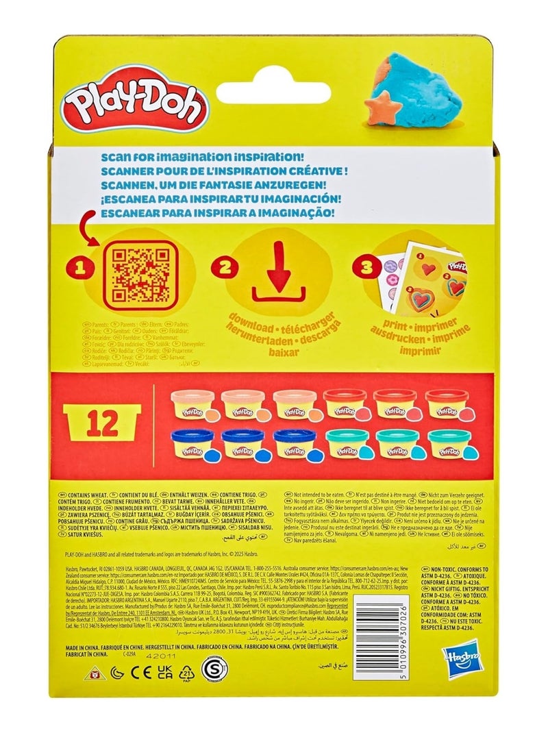 Coffret de 12 pots de pâte à Modeler N/A - Kiabi