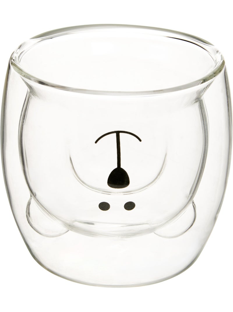 Coffret de 2 mugs en verre NATURE Transparent - Kiabi