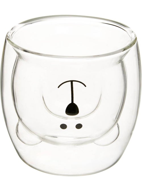 Coffret de 2 mugs en verre NATURE - Kiabi