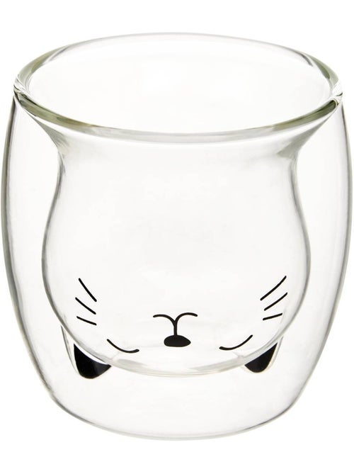 Coffret de 2 mugs en verre NATURE - Kiabi