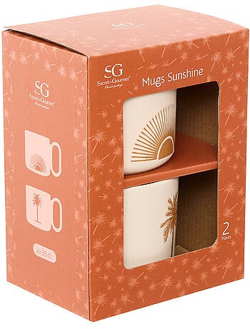 Coffret de 2 mugs SUNSHINE