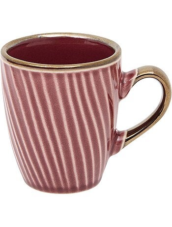 Coffret de 2 tasses avec coupelles en faïence ELLA