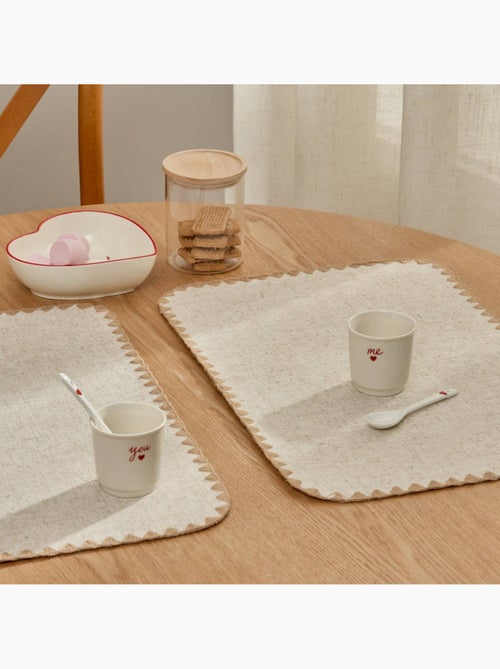 Coffret de 2 tasses VALENTINE - Kiabi Coffret de 2 tasses VALENTINE - Kiabi