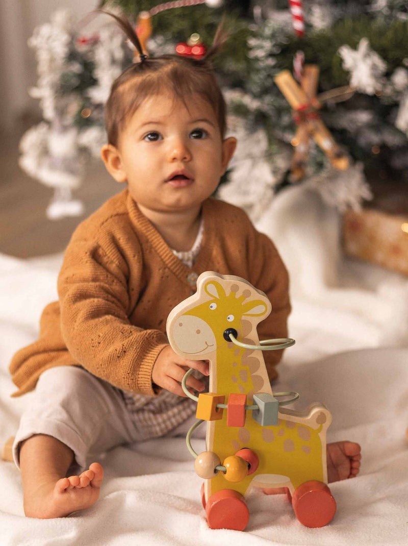 Coffret De 3 Jouets D'éveil En Bois Multicolore - Kiabi