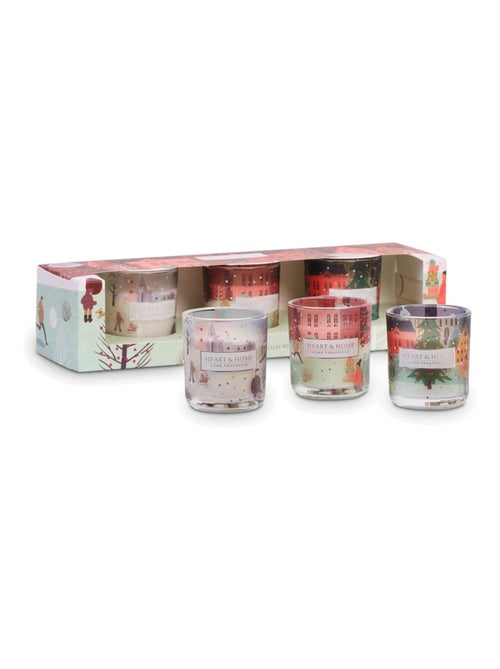 Coffret de 3 mini bougies Noël - Kiabi