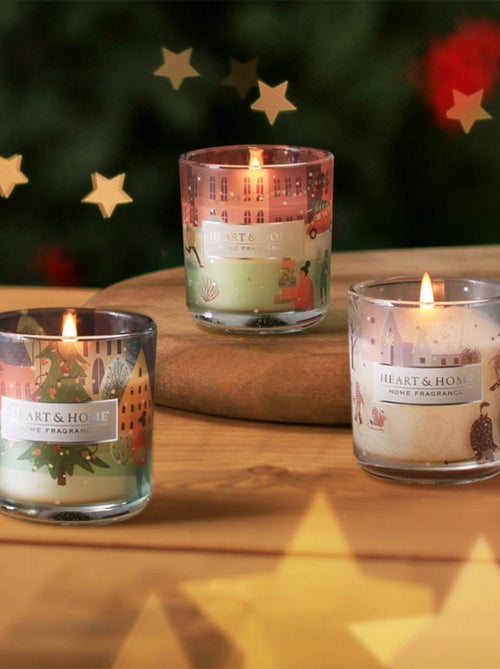 Coffret de 3 mini bougies Noël - Kiabi