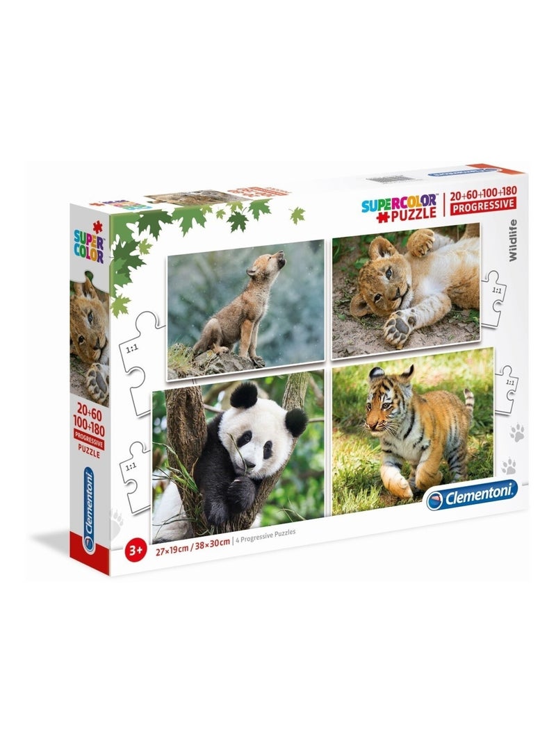 Coffret De 4 Puzzles Animaux Supercolor - Clementoni N/A - Kiabi