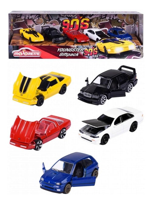 Coffret de 5 petites voitures Youngster - Kiabi