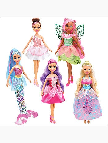 Coffret de 5 poupées fantaisie, 30 cm, +3 ans, dreameez
