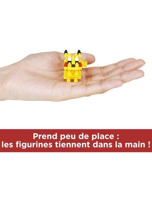 Coffret de 6 figurines en briques - bandai - nanoblock - pack pokémon type électrique - Kiabi