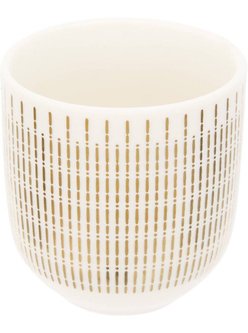 Coffret de 6 tasses en porcelaine LUNIS - Kiabi