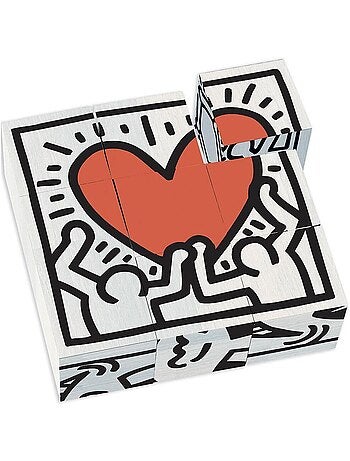 Coffret de 9 cubes Keith Haring