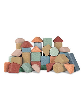Coffret de blocs de construction en liège - 40 pcs