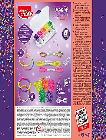 Coffret De Bracelets Imagin' Style - Maped Creativ