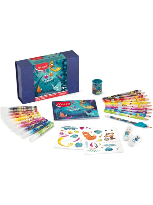 Coffret de coloriage jungle fever - Kiabi