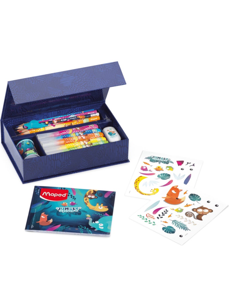 Coffret de coloriage jungle fever N/A - Kiabi