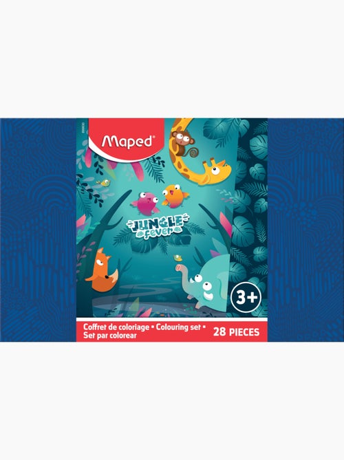 Coffret de coloriage jungle fever - Kiabi