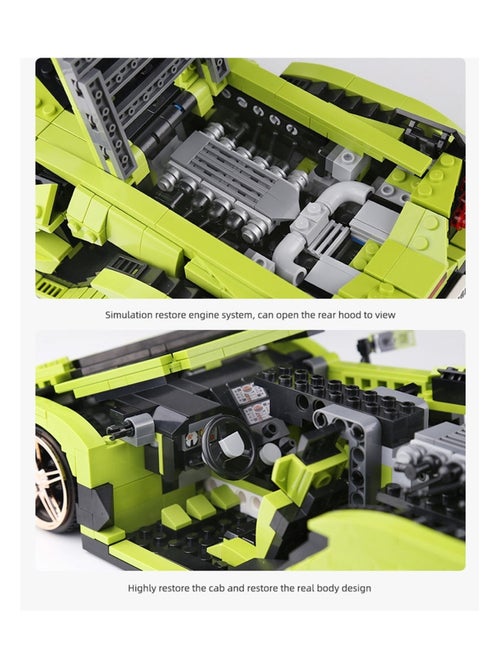Coffret de construction de modèle de voiture de sport SAI Taureau italien - Kiabi