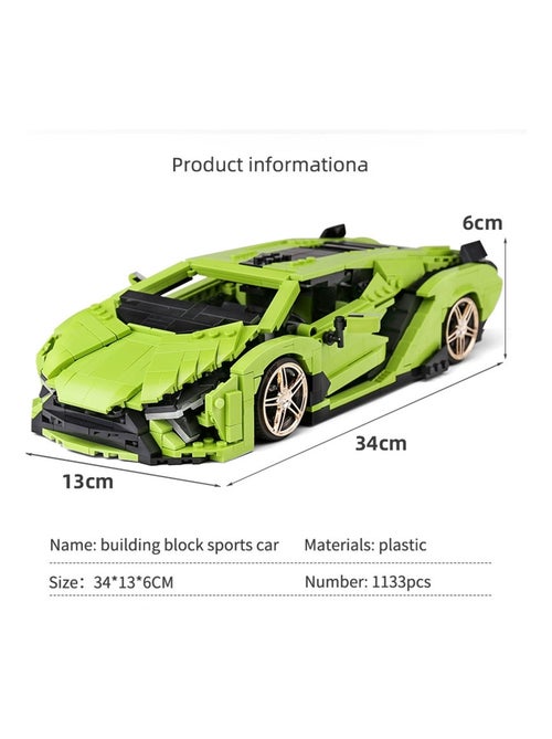 Coffret de construction de modèle de voiture de sport SAI Taureau italien - Kiabi
