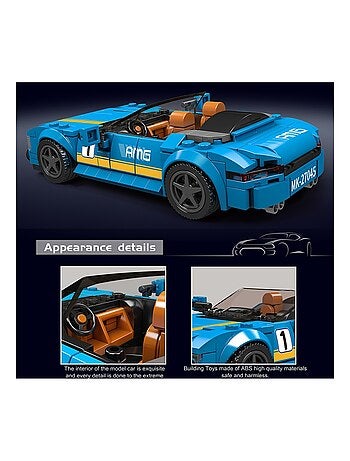 Coffret de construction de modèle de voiture décapotable amg gtc