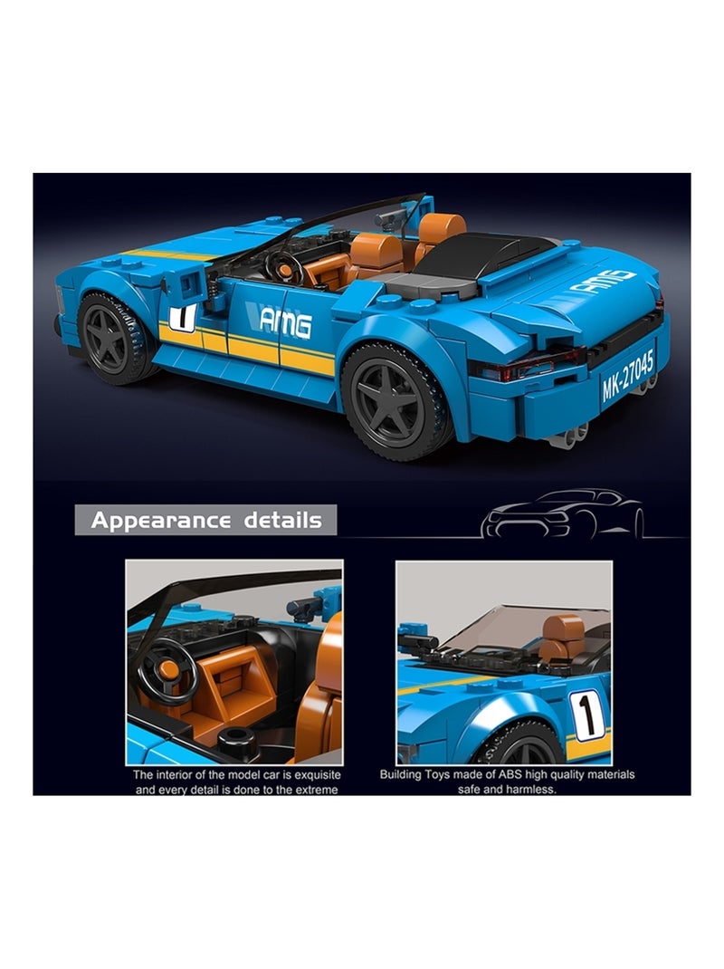 Coffret de construction de modèle de voiture décapotable amg gtc Bleu - Kiabi