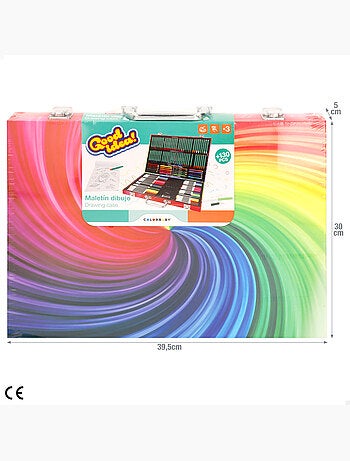 Coffret de dessin pour enfants avec 130 pièces de peinture et de couleur colorbaby